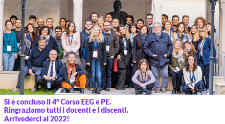 4° CORSO RESIDENZIALE
EEG e POTENZIALI EVOCATI