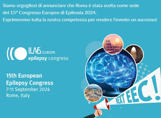Siamo orgogliosi di annunciare che Roma è stata scelta come sede del 15° Congresso Europeo di Epilessia 2024
